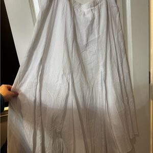 Alfred Dunner White A-Line Skirt